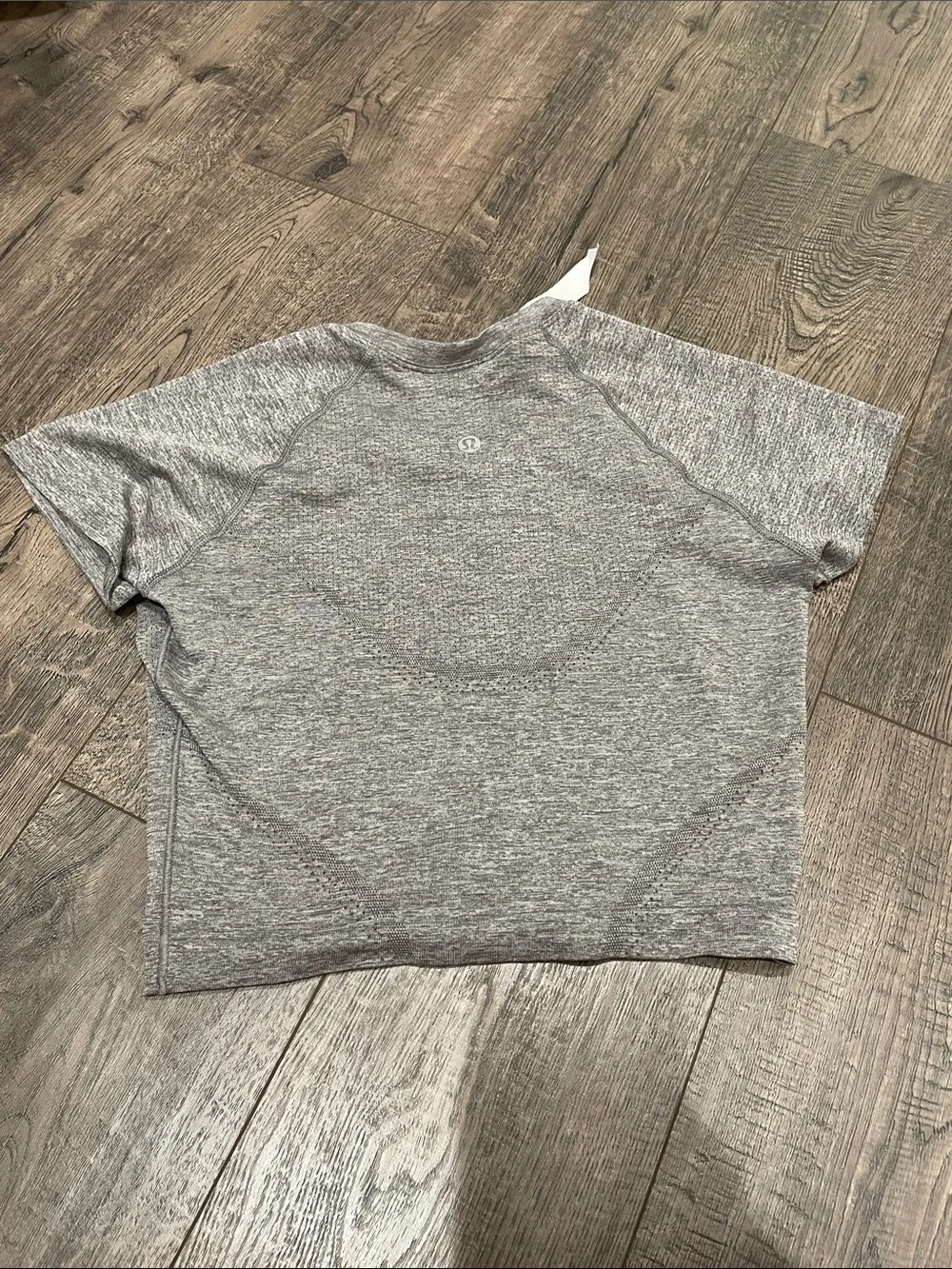 lululemon athletica Light Gray Heather Crew Tee